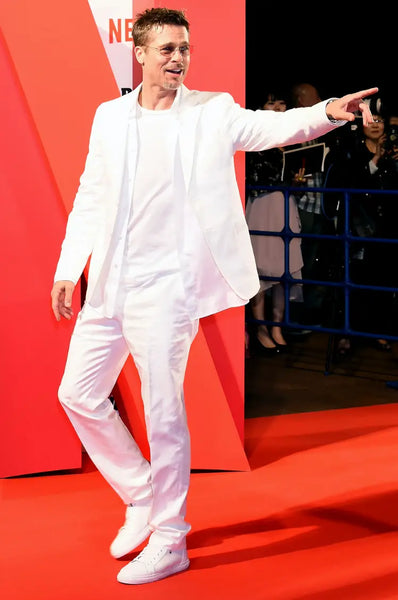 Brad Pitt in White Jeans