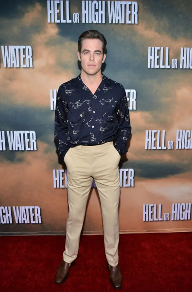 Chris Pine in High-Waisted Pants
