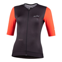 Occhio Nalini Women's Laser Jersey - Black/ Coral