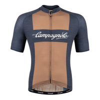 Occhio Campagnolo Men's Palladio Jersey - Terra Di Siena/Blue