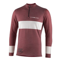 Occhio Nalini Men's New LS Wool Jersey - Wine Red