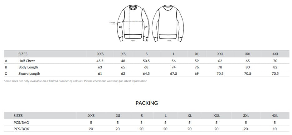 tabelle_maße_dimensionen_changer_sweatshirt