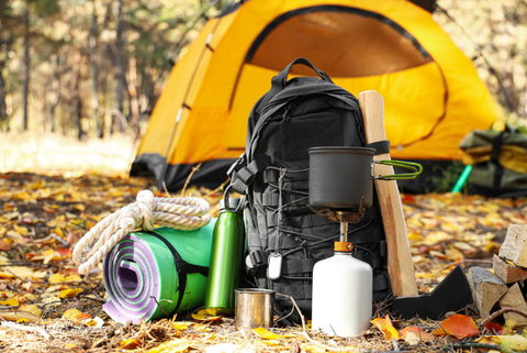 All kinds of camping gear!