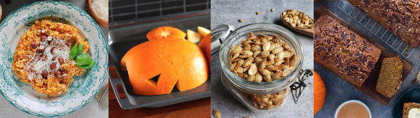 Collage of pumpkin recipes