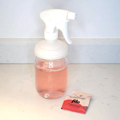 Image of Eco Shark mason spray bottle lid and concentrated cleaning tablet in All Purpose