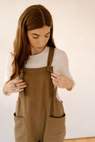 Olive Brown Jumpsuit