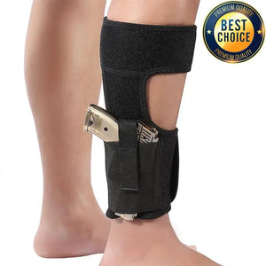 Tactical Universal Adjustable Concealed Black Carry Ankle Leg Pistol Shooting Gun Holster Hunting Accessories - My Store