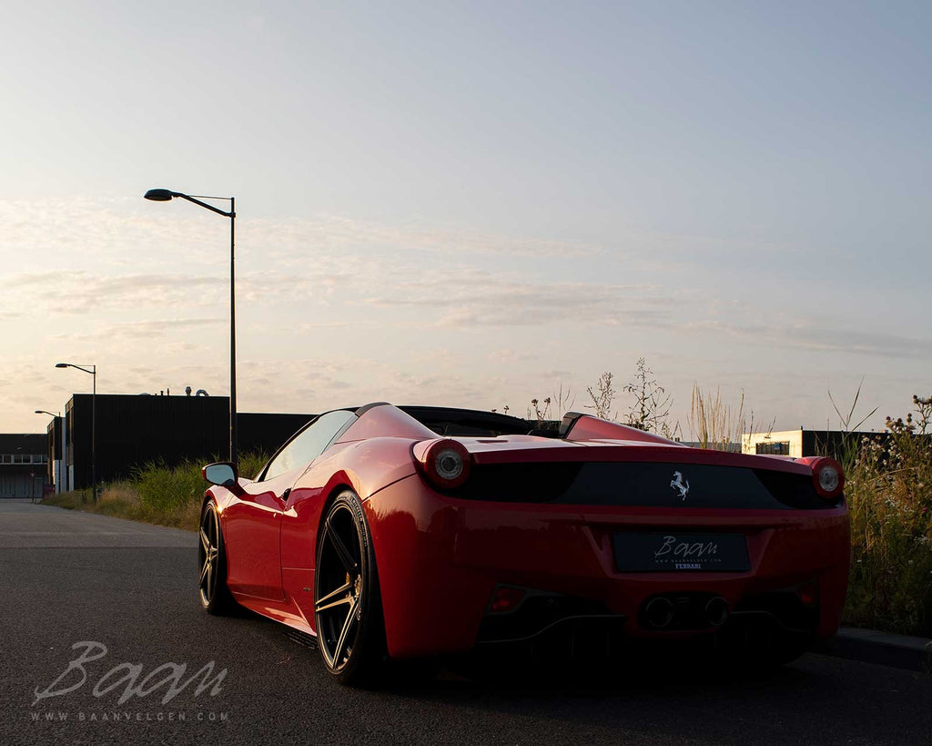 Ferrari 458 ADV1 Wheels in 21 and 22 inch with 335/25-22 tires