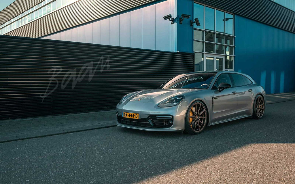 Porsche panamera sport turismo vossen hf3 side view