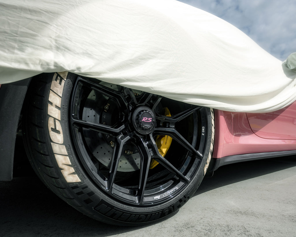 Brixton CM5R forged wheels with centerlock in gloss black for a Porsche 991 GT3 RS