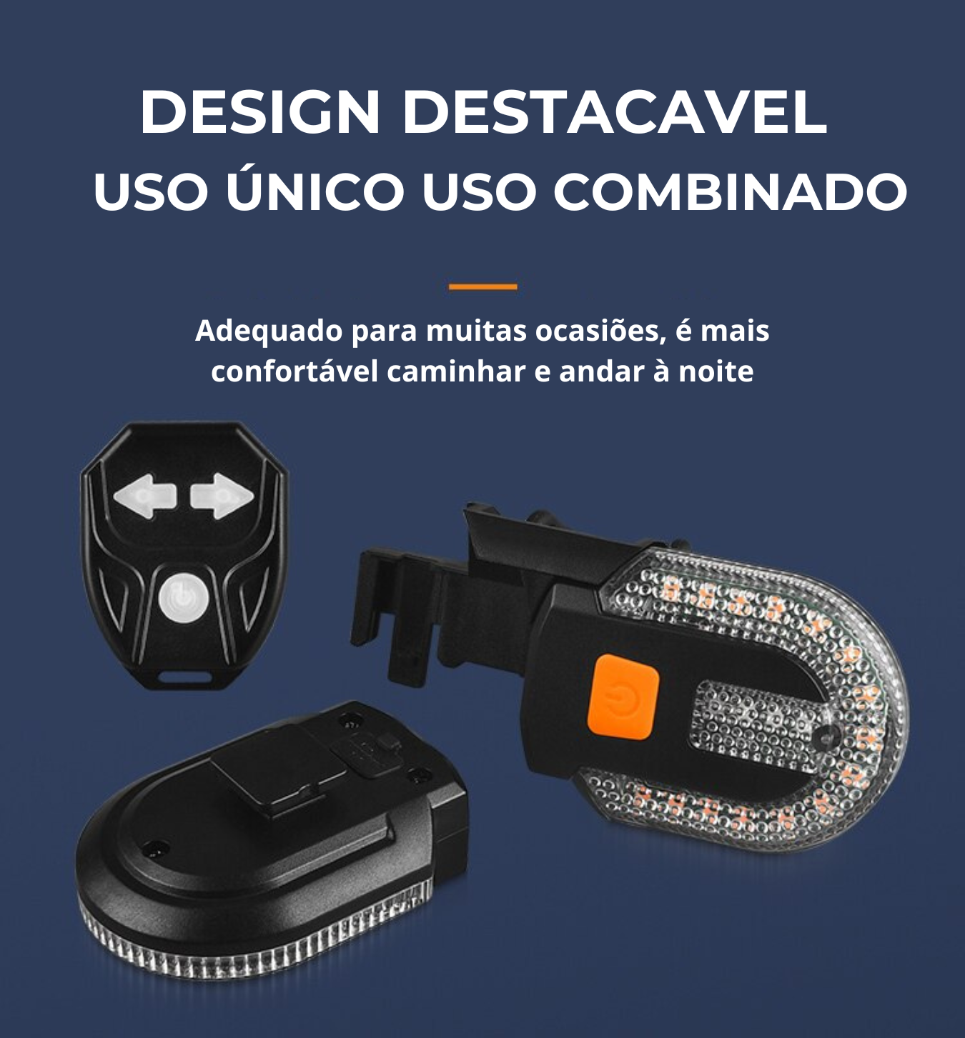 Luz Traseira para Bicicleta à prova d'água Modelo AquaGlow, Luz Traseira para Bicicleta, Luz Traseira para Bicicleta à prova d'água, Luz Traseira para Bicicleta Impermeável