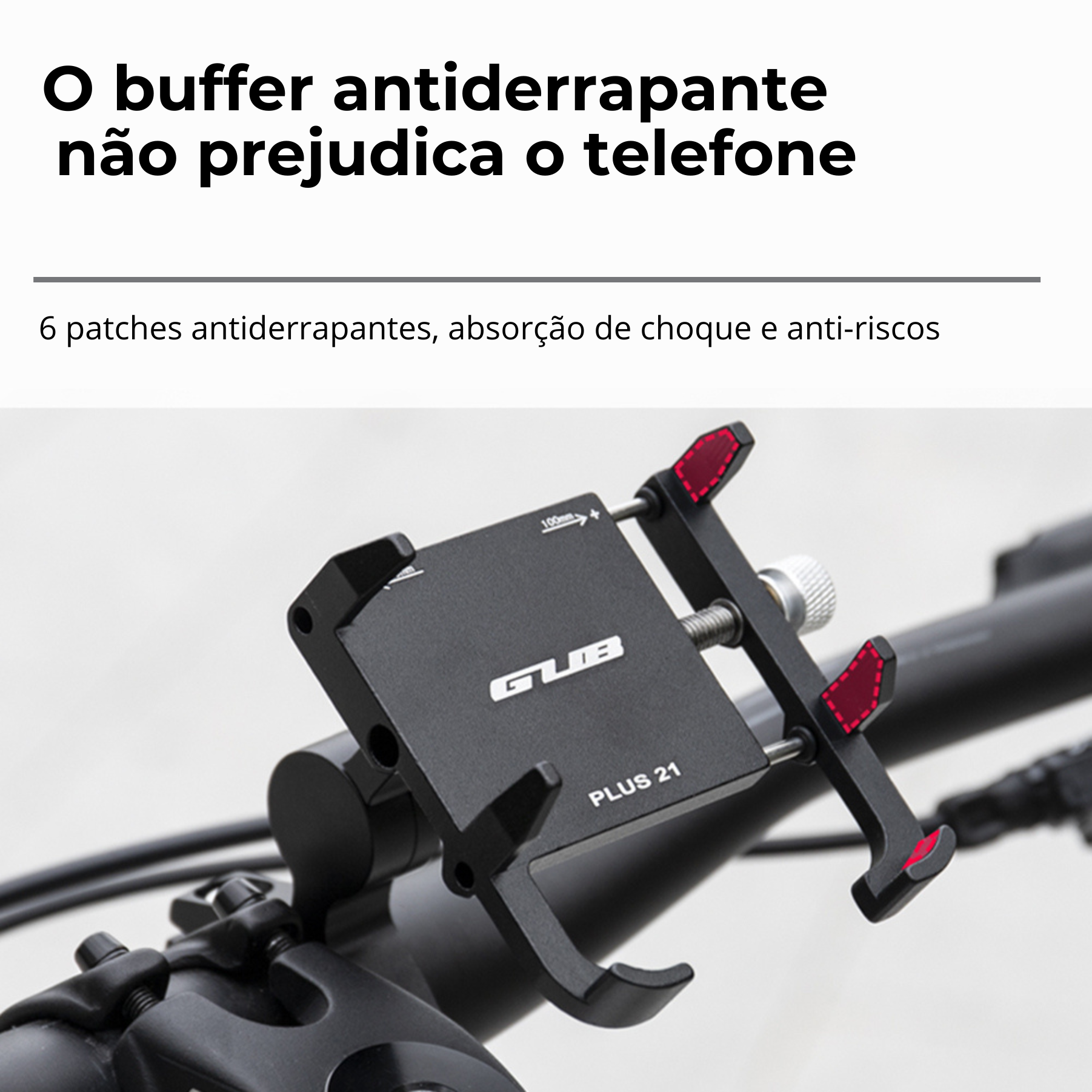 Suporte de celular, Suporte de Celular para Bike, Suporte de Celular para Bicicleta GUB PLUS 21, Suporte de Celular para Bicicleta GUB, Suporte de Celular liga de alumínio