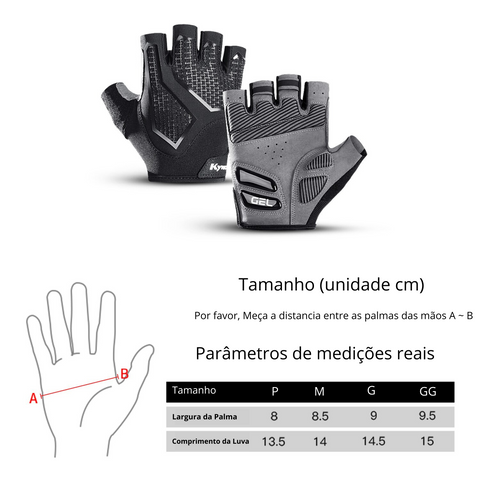 Luva de microfriba, luva de ciclismo, luvas para ciclismo, Luva para bicicleta, Luva de silicone