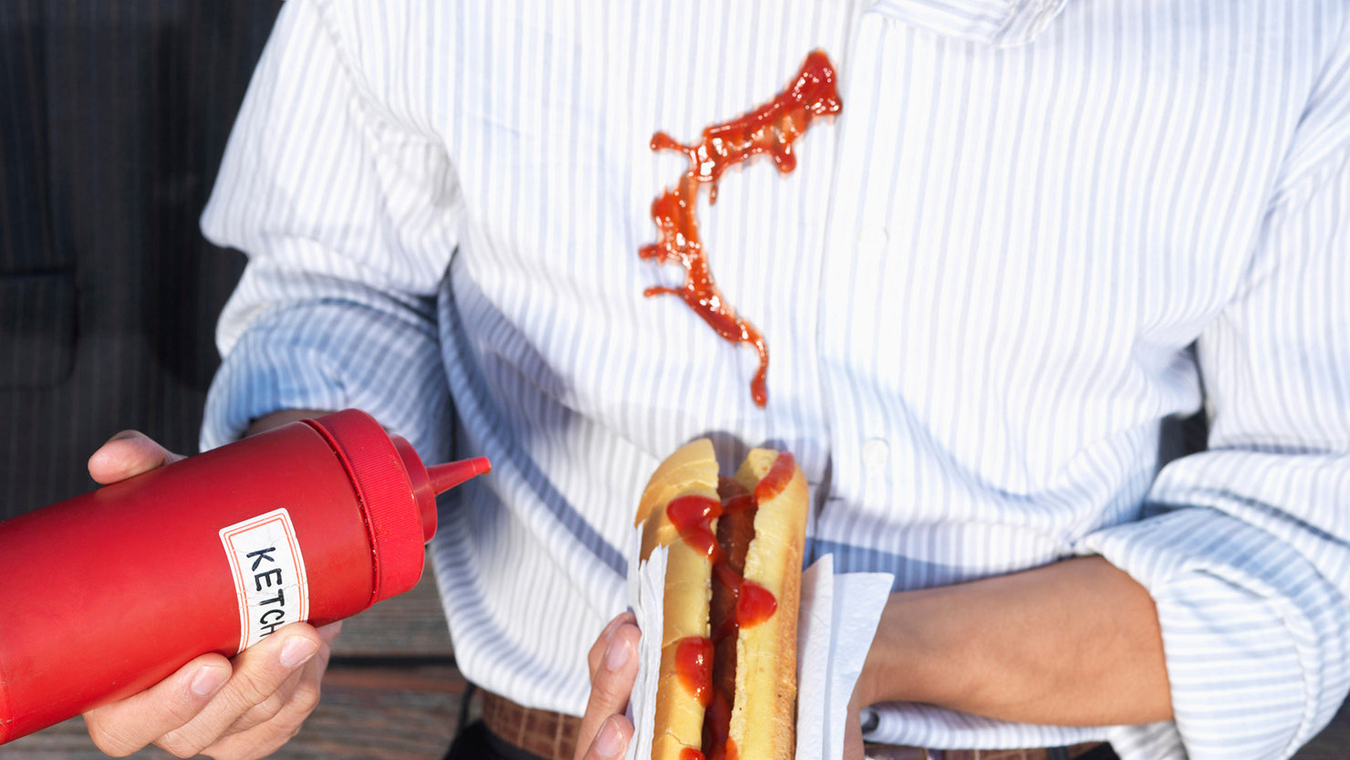 Tomato Sauce Are a Thing of the Past with This Wine-Repellent Shirt