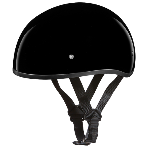 D.O.T. Daytona Skull Cap W/ Inner Shield- Dull Black – Daytona Helmets
