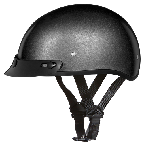 D.O.T. Daytona Skull Cap- Dull Black – Daytona Helmets