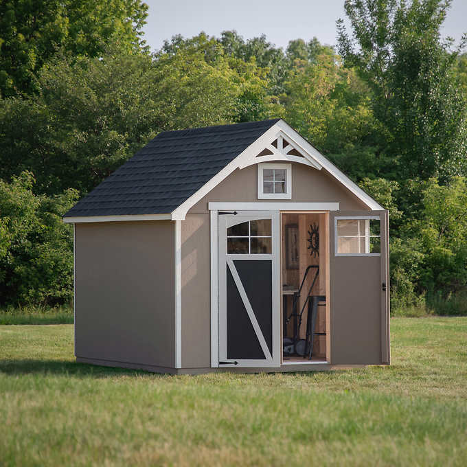 Ridgepointe Wood Storage Shed 2.4 m x 3.6 m (8 ft. x 12 ft.) Alpha