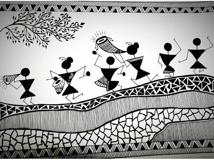 Warli painting : Buy Warli art & painting products from India – Craftghar