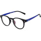 U V Protected Spectacle Sunglasses For Unisex (Black  Blue) GlowRoad