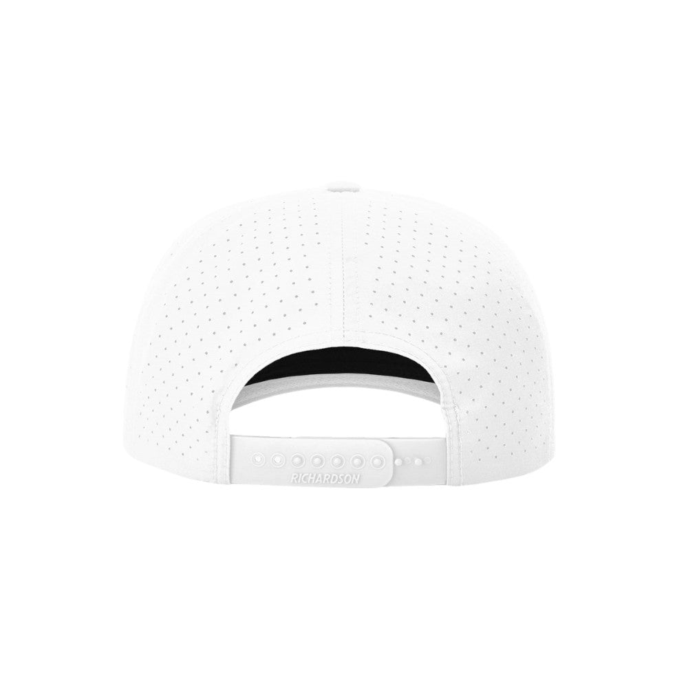 Richardson 355 Laser Perforated Performance Rope Hat - White/White-Black Radians Woven The North Face fold