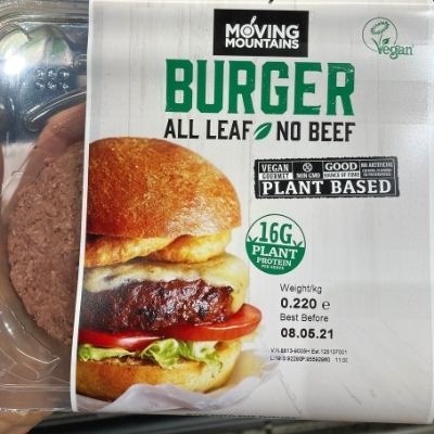 Moving Mountains - All Leaf No Beef Burger Patties