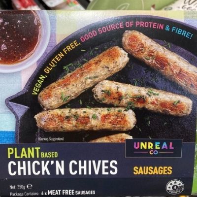 UnReal Co - Plant-based Chick'n Chives Sausages