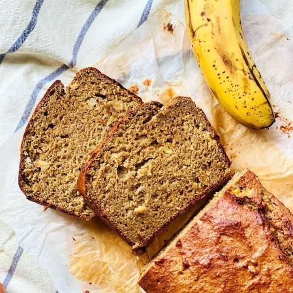 Protein Banana Bread slices