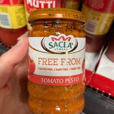 Sacla Tomato Pesto (Free From) - low carb sauce blog