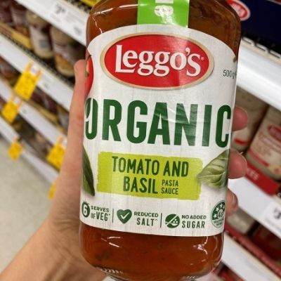 Leggo's Organic Tomato & Basil