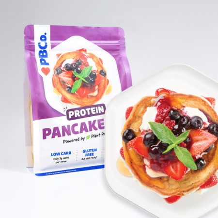 PBCo. Protein Pancake Mix 300g (30 Pancakes) Gluten Free Soy Free - Front of Pack