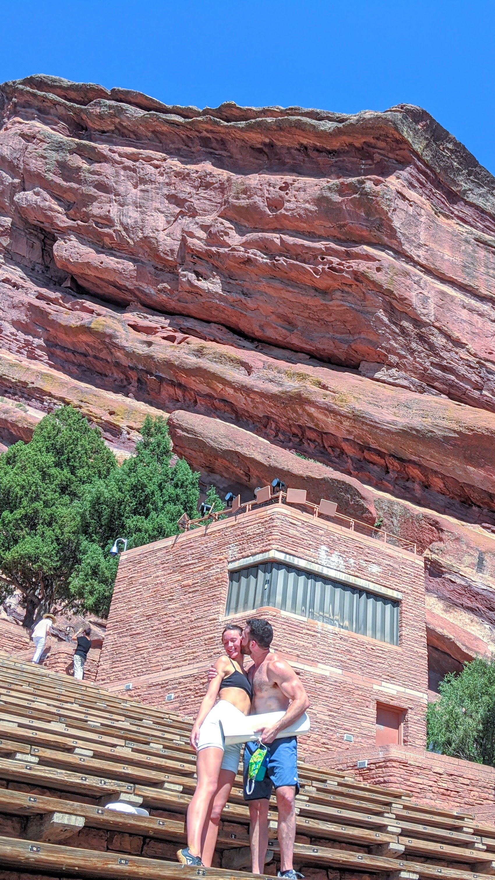 Madison and Colin at Red Rocks on date #5. Yes, we do nauseate our friends.