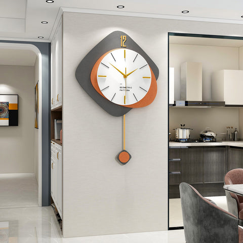 European-style Living Room Wall Clock Modern Minimalist Home Fashion Atmosphere Wall Clock - Creative Wall Decoration Clock
