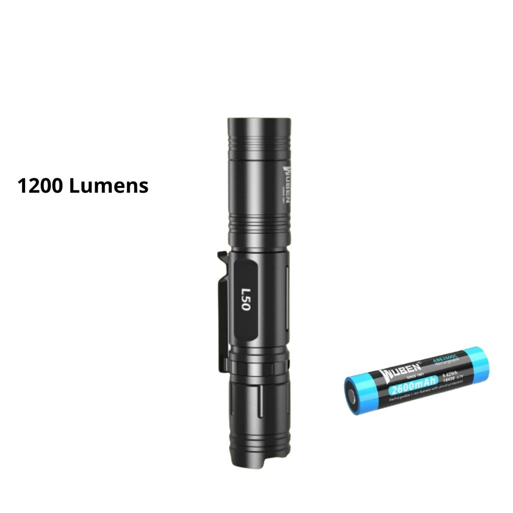 WUBEN L60 Torcia 1200 Lumens CREE LED con Regolabile Focus Torce A3l60 –