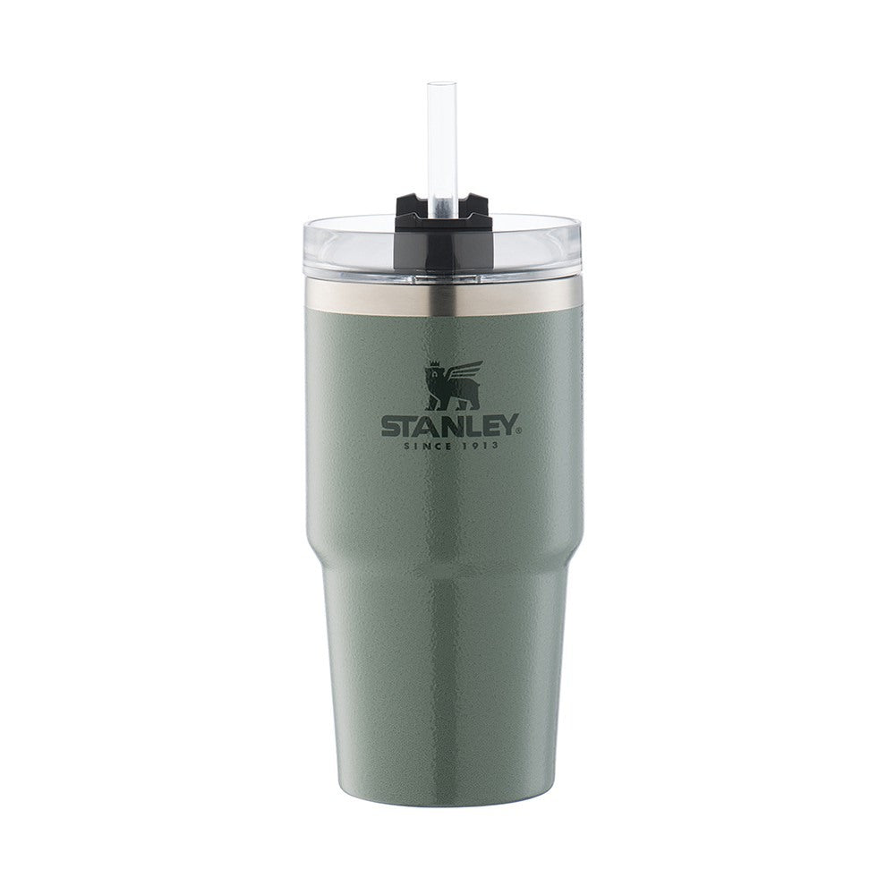 Stanley launched a Hammertone Green Quencher H2.0 FlowState Tumbler