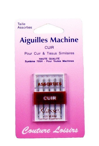 Aiguilles Assorties pour Cuir 3-7