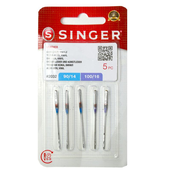 Blister 5 aiguilles pour tissus n°90/14 de la marque Singer – Les Coupons  de Saint-Pierre