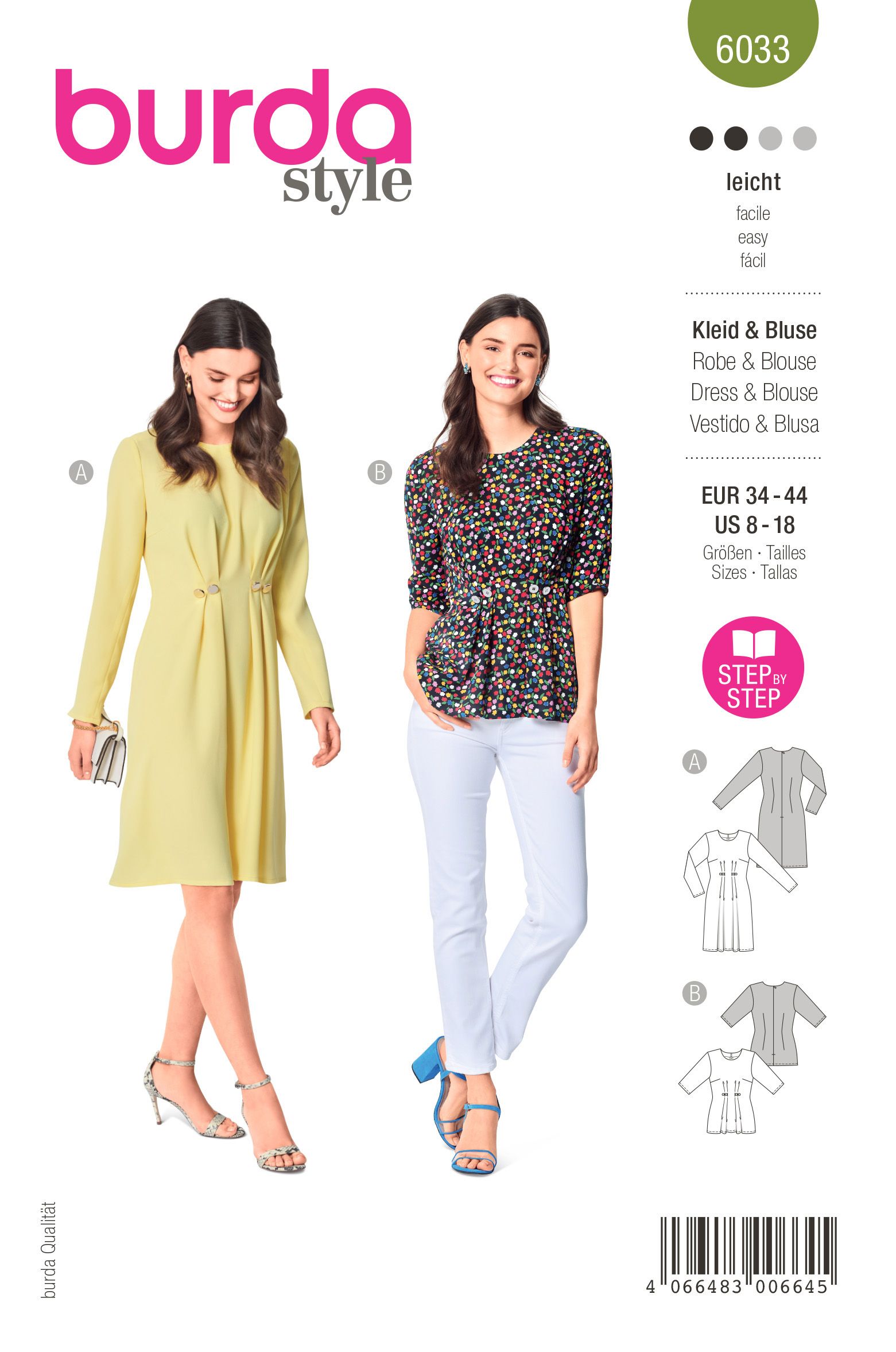 Burda boss n ° 6209: dress – Les Coupons de Saint-Pierre