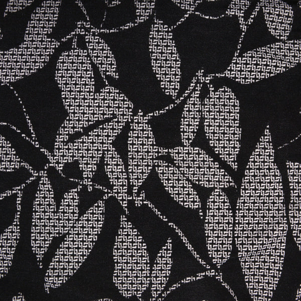 Maille de polyester fine noir et blanc rayures arc-en-ciel – Les Coupons de  Saint-Pierre