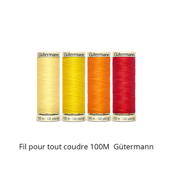 Teinture textile Haute Couture - jaune safran - Mercerine