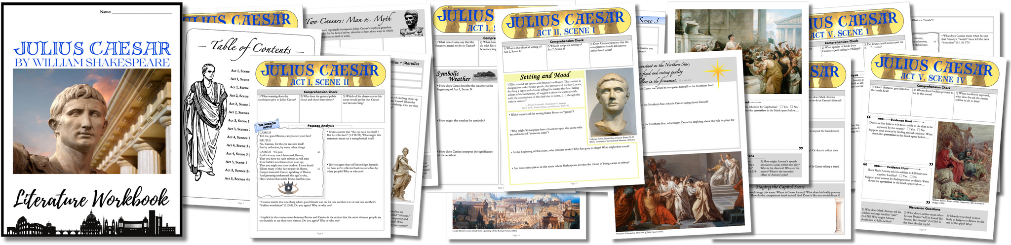 Julius Caesar Complete Teaching Resource by Rigorous Resources