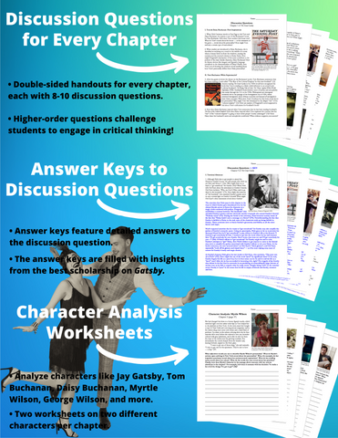 The Great Gatsby Complete Teaching Unit by Rigorous Resources