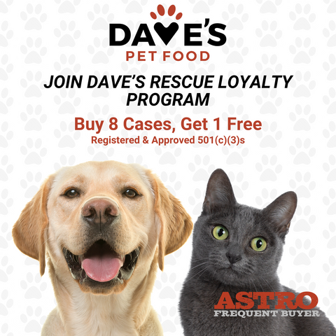 Dave's pet food frequent buyer astro loyalty
