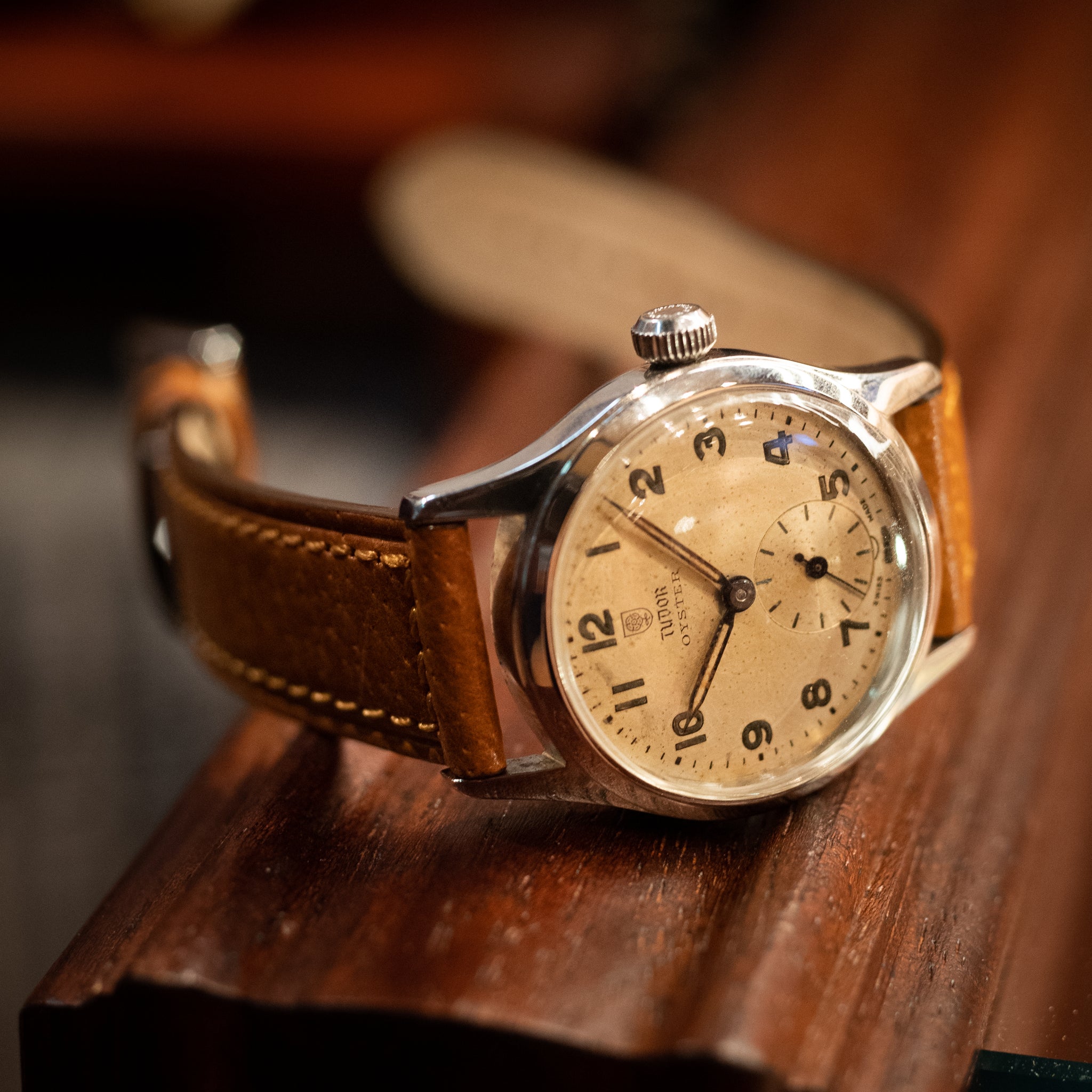 1940sビンテージ チュードル 盾バラ スモールセコンド 手巻き時計-
