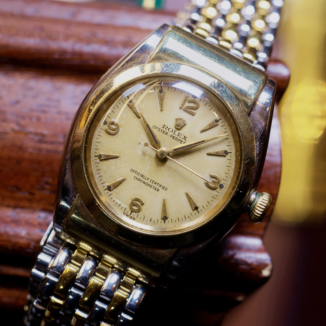 ROLEX バブルバック アンティーク手巻き時計 1940年代