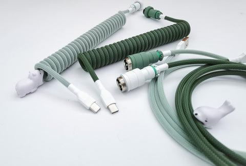 GMK Botanical custom coiled cables