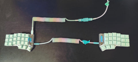 Pastel Jelly TRRS and USB coiled cables