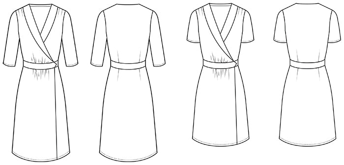 Sew Over It 1940's Wrap Dress sewing pattern