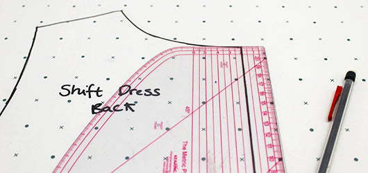 Sew Over It Ultimate Shift Dress pattern hack - DIY button back cropped blouse