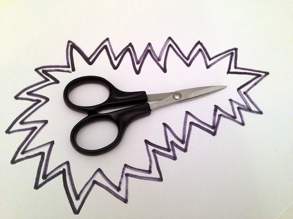 Scissors of the tiny variety