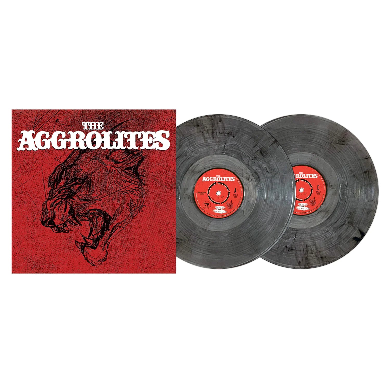 Aggrolites S/T 2xLP (Clear Vinyl, Black Smoke)